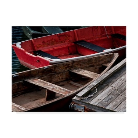 Rachel Perry 'Wooden Rowboats X' Canvas Art,14x19
